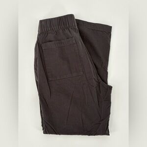 LIV OUTDOOR Pants Canvas with Elastic Waist - Charcoal Gray Women’s Medium